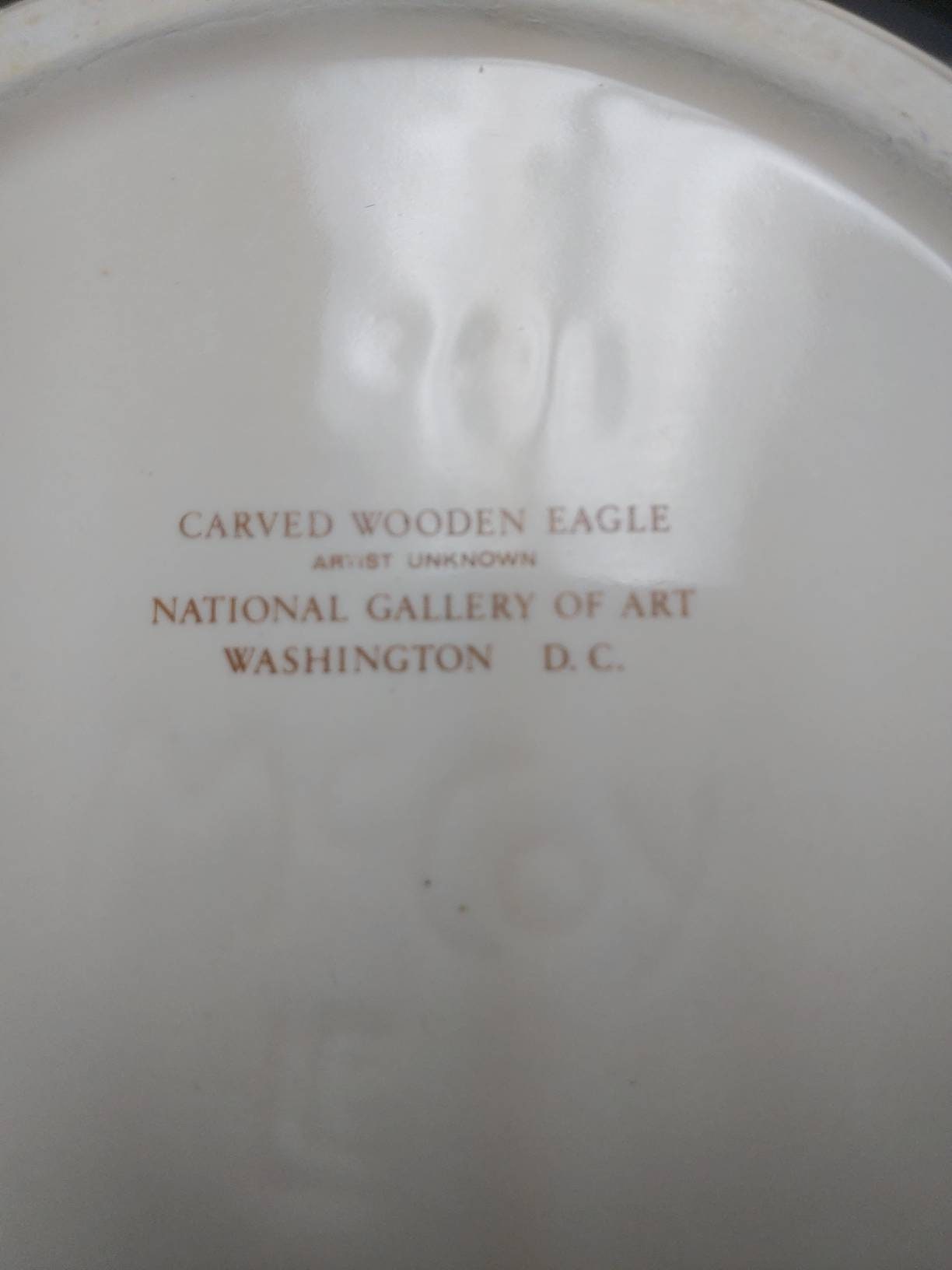 McCoy Bean Pot National Gallery of Art Spirit of 76 Carved Wooden