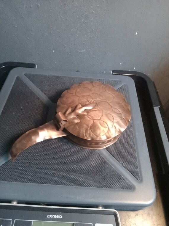 Gregorian hammered copper silent butler