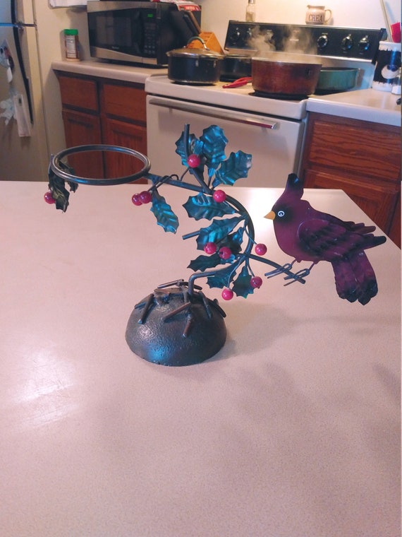 Hand painted metal sculptures Circa. 1980s