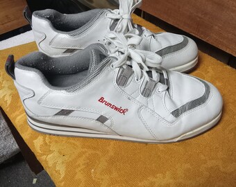 Brunswick Size 10 and 1 2 Leather Bowling Shoes Etsy