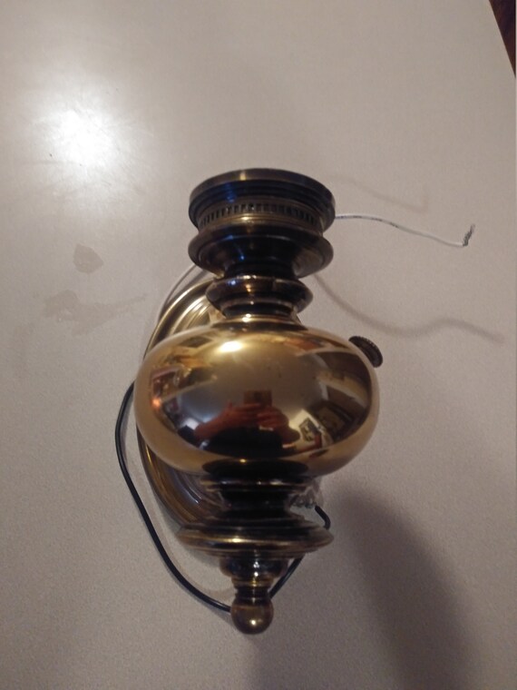 Solid brass sconce Circa. 1960s