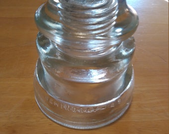 Hemingray-45 glass insulator. Circa. 1952
