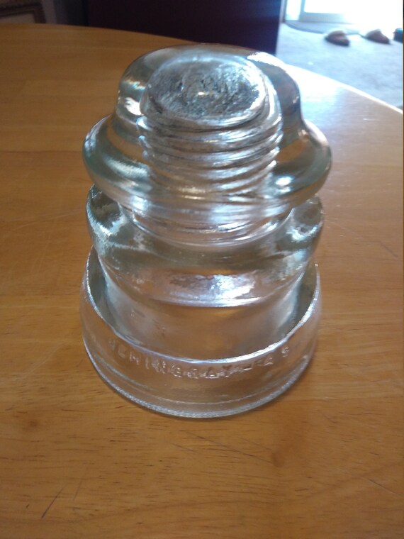 Hemingray-45 glass insulator. Circa. 1952