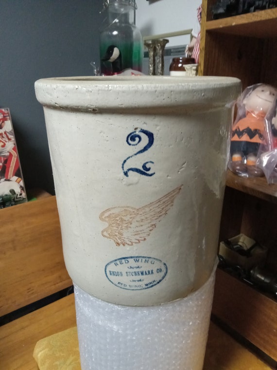 2 Gallon Red Wing Crock Circa. 1915