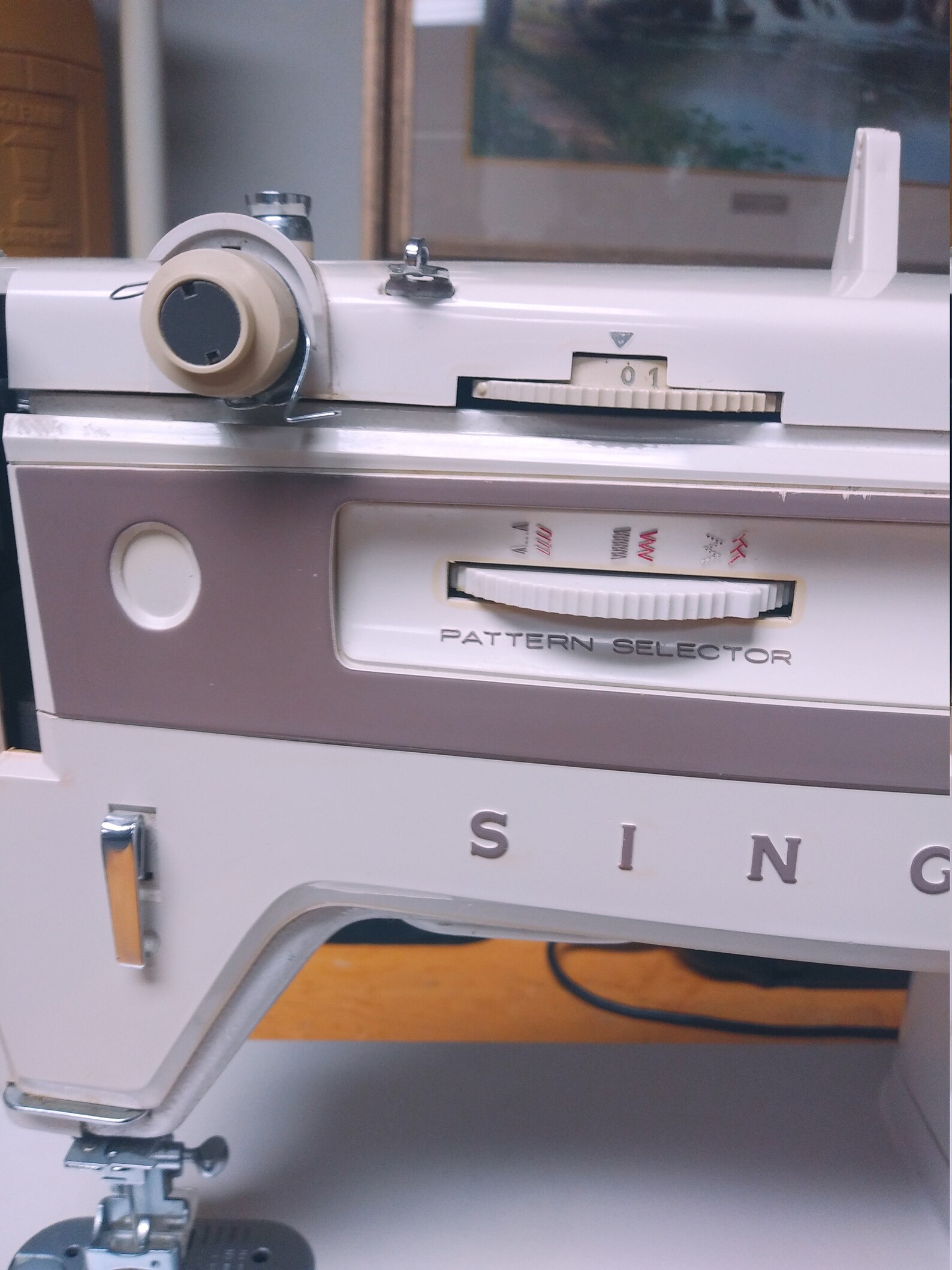 Singer Zig Zag Stylist 814 sewing machine with foot pedal Etsy
