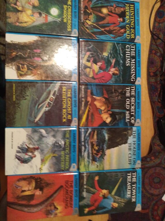 25 different Hardy Boys Hardcover Books by Franklin W. Dixon