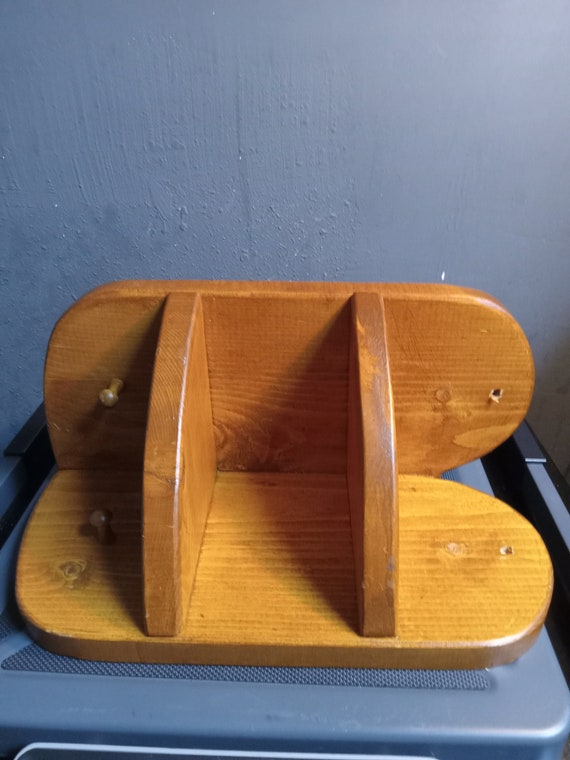 Hand made oak shelf wall hanger