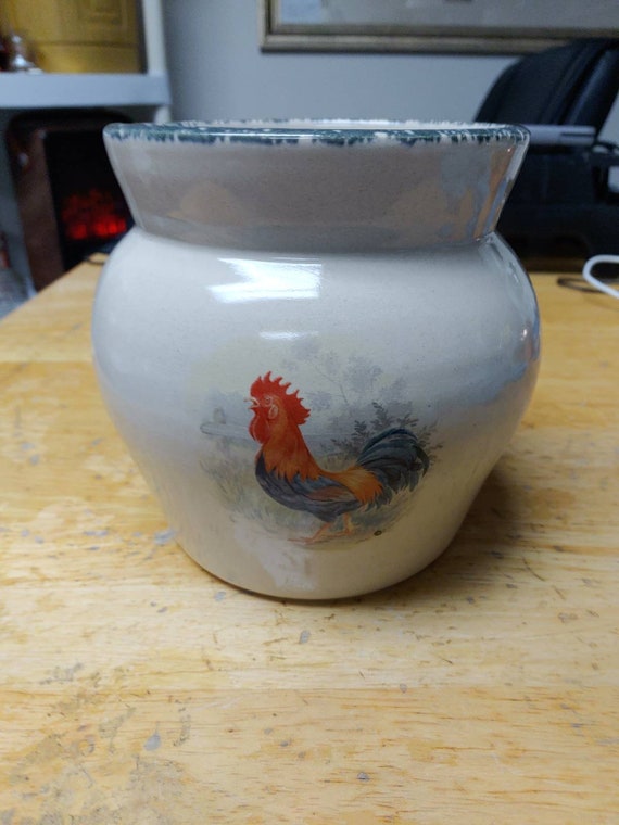 Home & Garden Party Hand Made Salt glazed pot Circa. November 2000