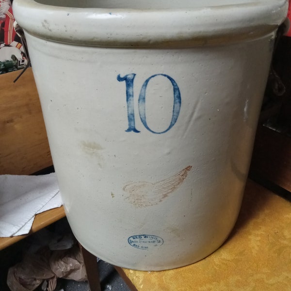 10 gallon red wing crock Circa.  1915