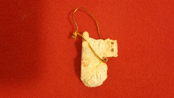 Tiny cat Christmas Ornament