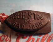 Asbestos 102 Sad Iron Circa. 1800s