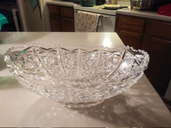 American Brilliant period cut glass Circa. 1876-1917