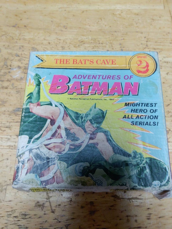 The Adventures of Bat Man Episode 2 The bat cave on film Circa. 1965