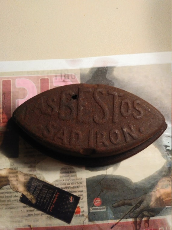 Asbestos Sad Iron 1800s
