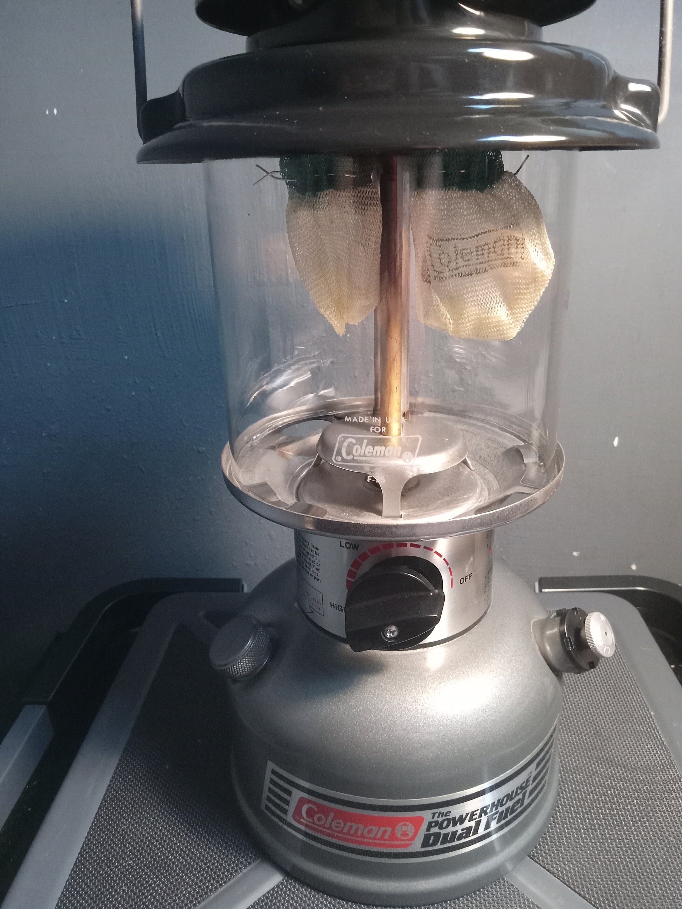 Coleman デュアルフューエル　アンレデッド　295 Coleman 295 Duel Fuel Double Mantle Lantern - Etsy