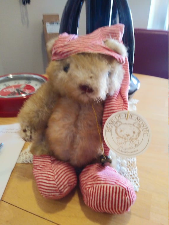 December Bear by Gorham Collector bears. Circa 1984
