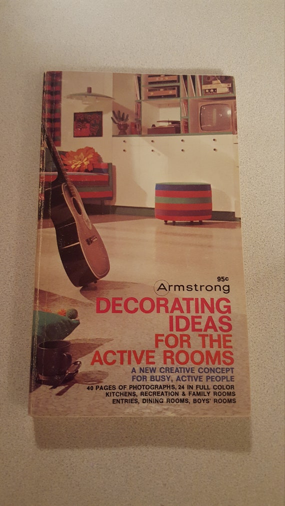 Armstrong Decorating Ideas For The Active Room paperback 1967