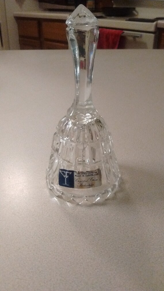 Crystal Bell by Crystal Clear Industries Yugoslavia.