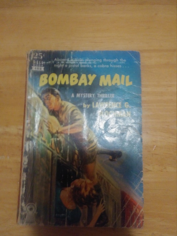 Bombay Mail by Lawrence G. Blochman A Mystery Thriller 1944 paperback