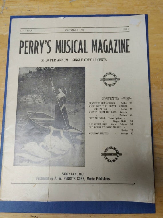 Perry's Musical magazine Circa. October 1932