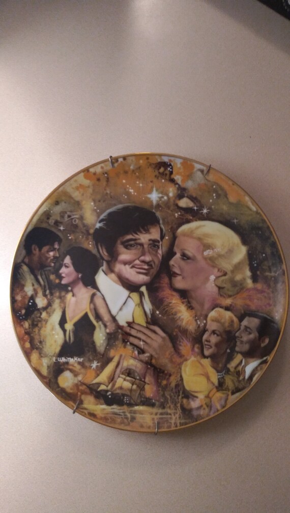 The king and his Ladies collector plate # 11975 out of 22500. By Lawrence W Whittaker. Circa. 1978. With original box.