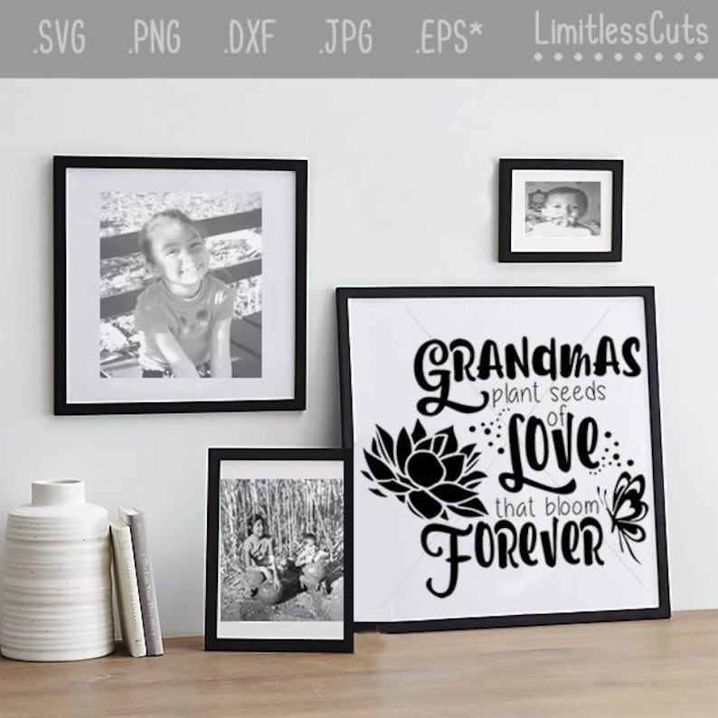 Grandmas Plant Seeds of Love That Bloom Forever SVG, Mothers Day SVG