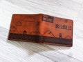 Super Mario Retro premium genuine leather men wallet, Vintage handmade wallet, Unisex forever young gift, Christmas game retro design wallet product logo