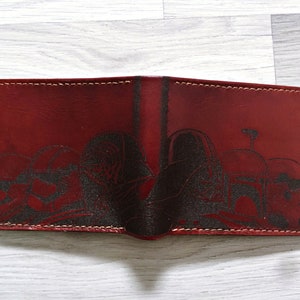 Portefeuille en cuir premium Darth Vader Star Wars Villains, portefeuille personnalisé The last Jedi, portefeuille Jedi Force, nouveau portefeuille de Noël The Dark Side