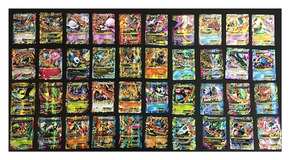 POKEMON Card Lot up to 100 Authentic Cards Common Uncommon 1 GUARANTEED  Ultra Rare Mega Ex/gx Shinny Holographic Vmax Trainer 