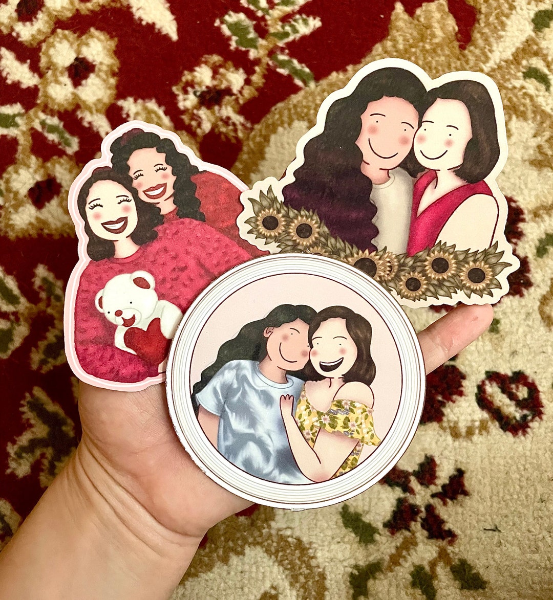 Sticker Acople Custom Stickers~ Personalized Illustrated Stickers~ Sticker Pack Gift ...