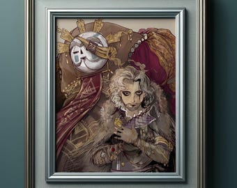 第33回遠征より、天野風肖像画（8x11インチ）[8x11]