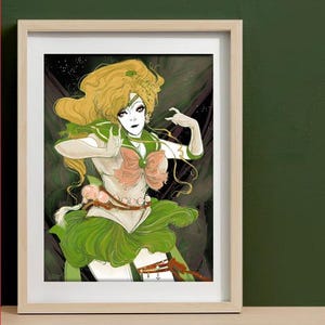 Amano-Styled Sailor Jupiter 8x11 Print