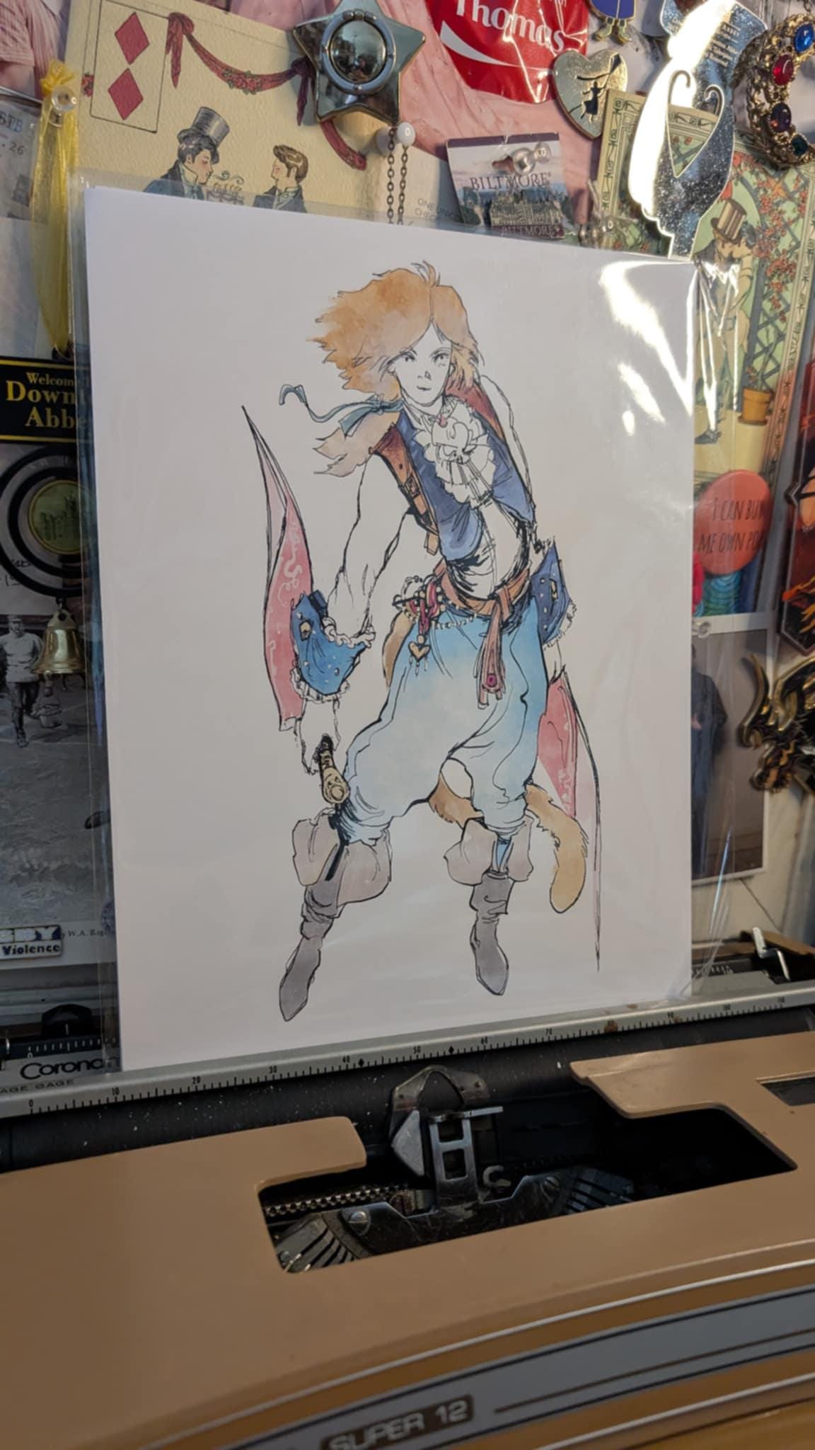 Zidane Tribal 8x11 [final Fantasy IX] - Etsy