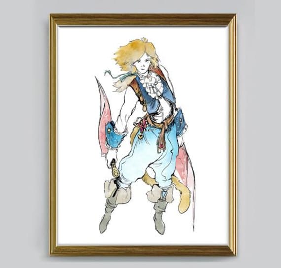Zidane Tribal 8x11 [final Fantasy IX] - Etsy