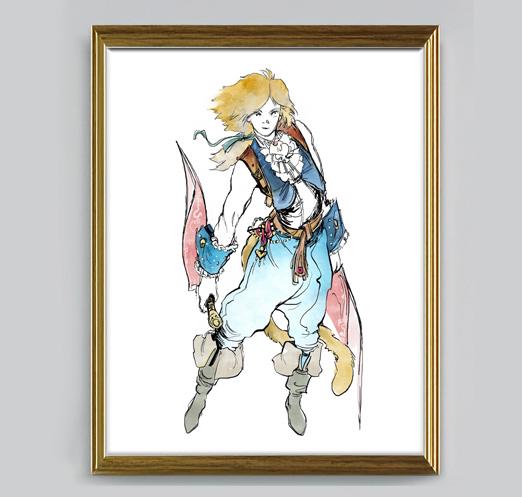 Zidane Tribal 8x11 [final Fantasy IX] - Etsy