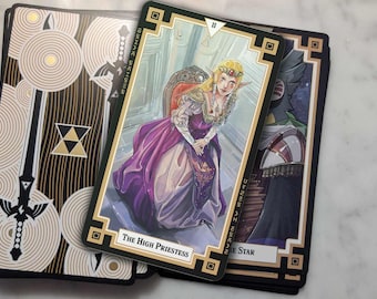 Legend of Zelda Tarot Deck With Themed Guidebook and Suits