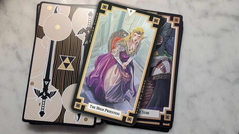 Legend of Zelda Tarot Deck With Themed Guidebook and Suits image 1