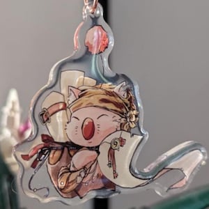 Final Fantasy 9 Stiltzkin the Moogle Keychain