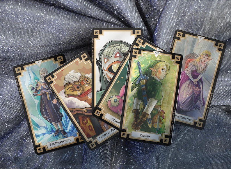 Legend of Zelda Tarot Deck With Themed Guidebook and Suits image 2