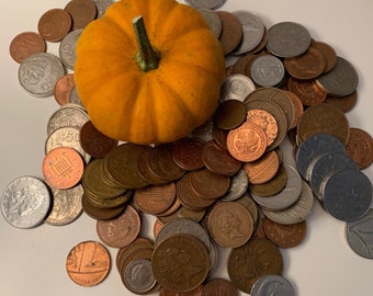 100 Vintage Coins for Halloween – A Unique, Allergy-Friendly Alternative to Candy for Trick-or-Treaters!
