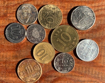 10th Birthday Coin Set: Vintage World Coins Gift