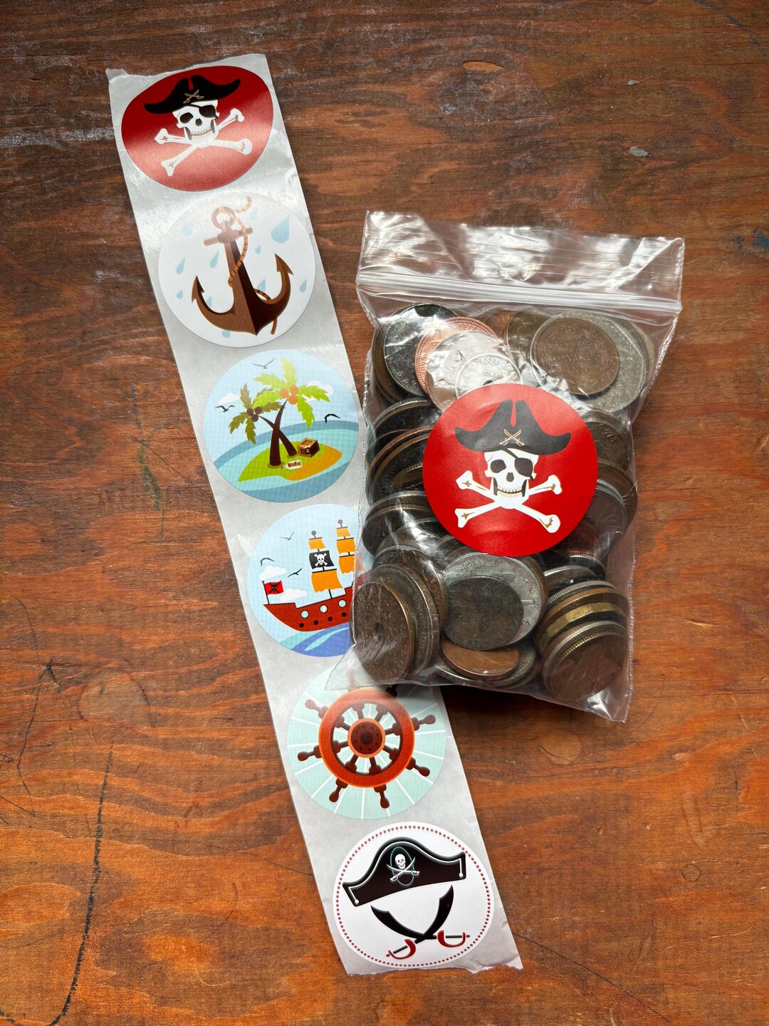 Bootleg Coin Pirate Booty Coin Pack β 100 Vintage βtreasureβ Coins From Around the ...