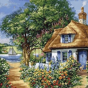 Summer landscape SBU5000 - Cross Stitch Kit