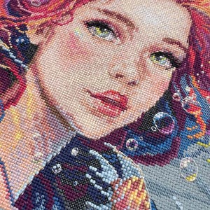 Merejka Water Cross Stitch Kit, 36.5 x 20 cm, Themed Embroidery Design for Home Decor image 4