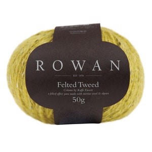 ROWAN a felted effect yarn (merino wool and alpaca) Sulfur Ref. no.: 220