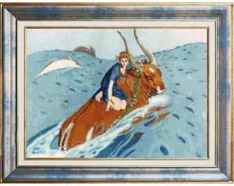 Zolotoe Runo Counted Cross Stitch Kit “Abduction” with Canvas, Threads, Needle, Chart and Instructions