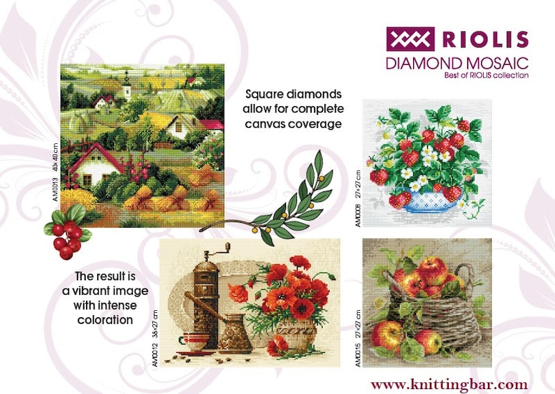 Diamond painting kit Serbian Landscape AM0013 by RIOLIS