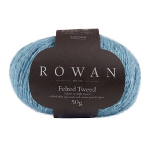 ROWAN a felted effect yarn (merino wool and alpaca) Fjord Ref. no.: 218