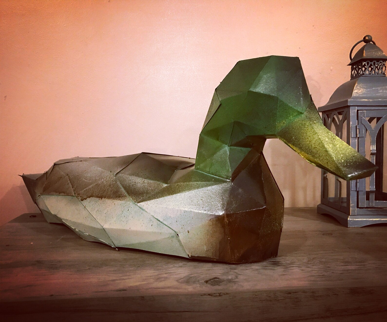 Decoy DIY 3d Lowpoly Papercraft Origami Sculpture Etsy