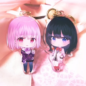 Akane and Rikka Double Sided Charm